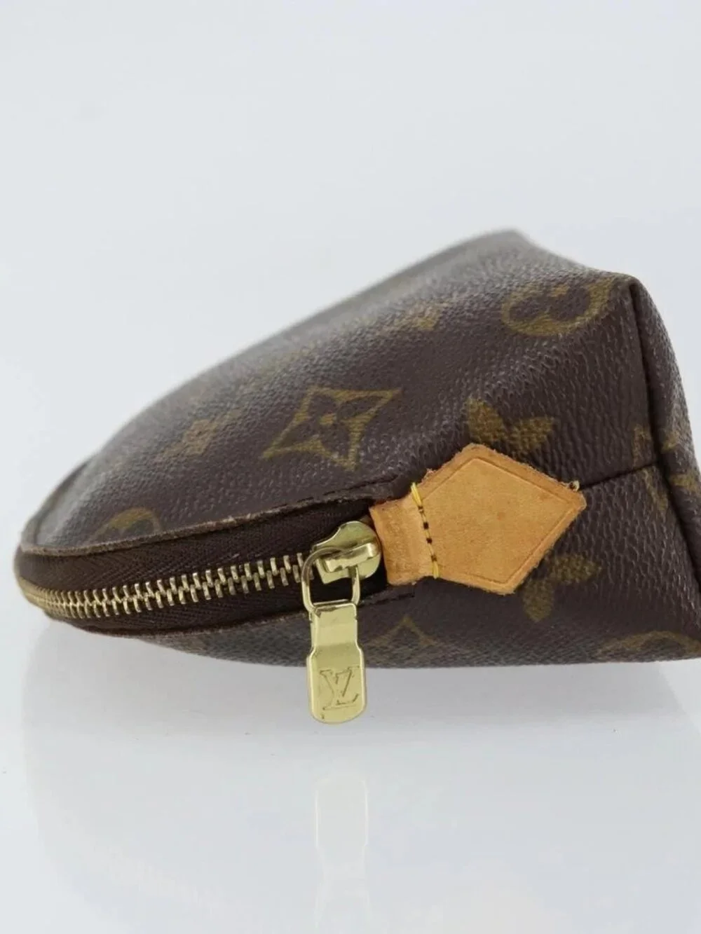 LOUIS VUITTON Monogram Pochette Cosmetic PM Pouch M43998 LV Auth